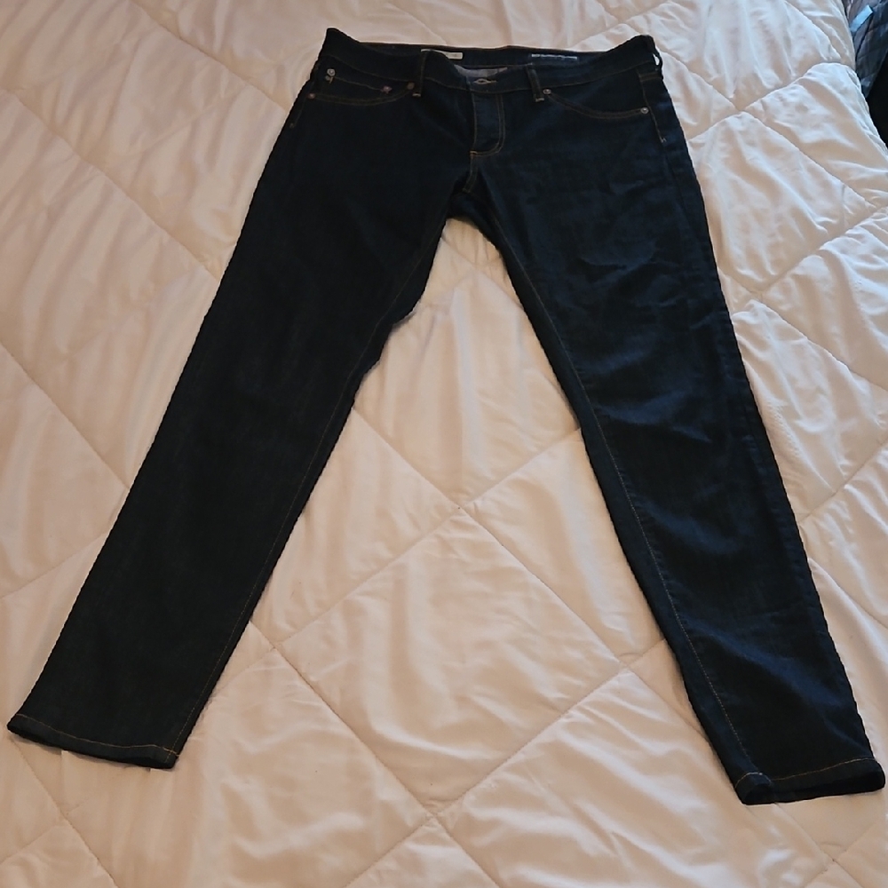 Ag Adriano Goldschmied Blue Skinny Jeans